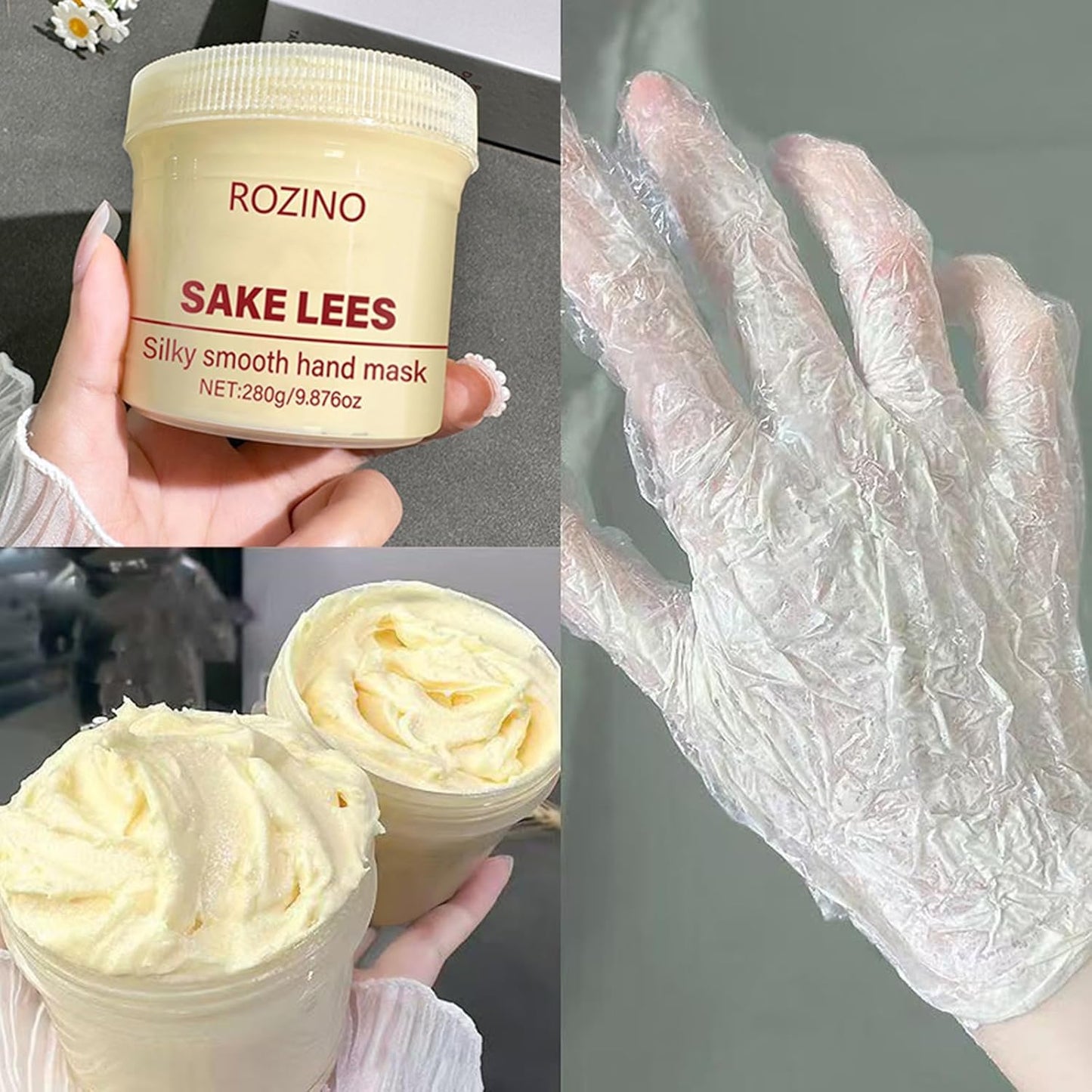 Sake Lees Deep Moisturizing Hand Mask